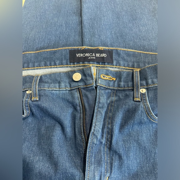 Veronica Beard Carly Crop Kick Flare Jeans NWT Size
 30 Denim 5 pocket style - Picture 4 of 9